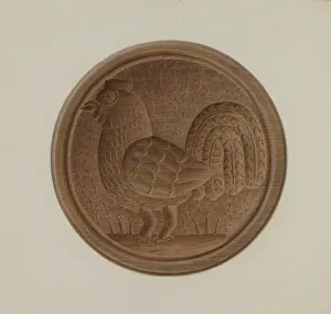 Pa. German Butter Mold, 1935 / 1942. Creator: Alfred H. Smith