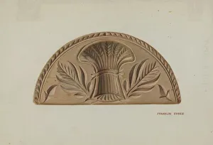 Pa. German Butter Mold, c. 1939. Creator: Franklyn Syres