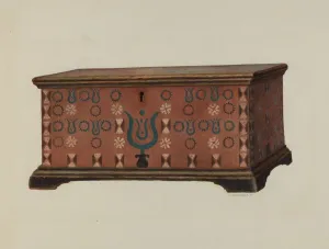 Pa German Gallery: Pa. German Chest, c. 1938. Creator: Austin L. Davison