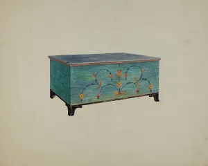 Pa. German Chest, c. 1940. Creator: Eileen Knox