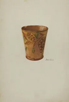 Levone Albert J Prints: Pa. German Cup, c. 1937. Creator: Albert J. Levone