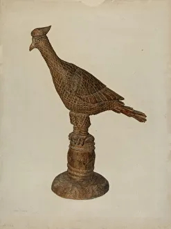 Hester Duany Prints: Pa. German Eaglet, c. 1941. Creator: Hester Duany