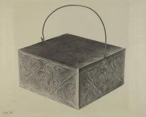 Tuccio Amelia Prints: Pa. German Foot Warmer, 1935/1942. Creator: Amelia Tuccio