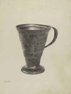 Measuring Prints: Pa. German Graduated Measure, c. 1939. Creator: Amelia Tuccio