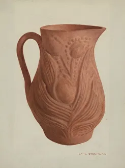 Pa. German Pitcher, c. 1939. Creator: Carl Strehlau