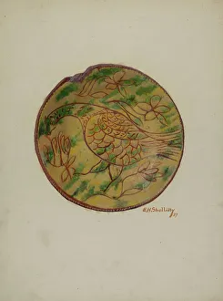 Pa. German Plate, 1937. Creator: Eugene Shellady