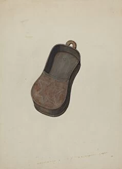 Cobbler Gallery: Pa. German Shoemakers Peg Box, c. 1940. Creator: Elmer R. Kottcamp