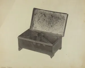 Sanborn Gordon Prints: Pa. German Tinder Box, c. 1939. Creator: Gordon Sanborn