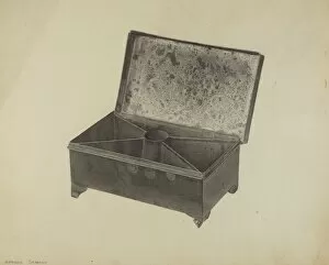 Boxes Collection: Pa. German Tinder Box, c. 1939. Creator: Gordon Sanborn
