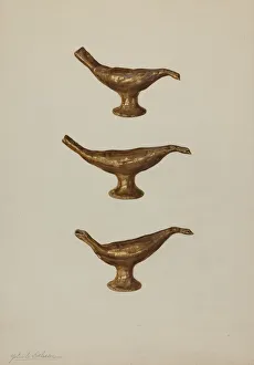Delasser Yolande Prints: Pa. German Whistle, c. 1939. Creator: Yolande Delasser