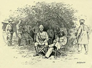 Folding Chair Prints: After Paardeberg: General Cronje A Prisoner, February 1900, (c1900). Creator: A.E. Huitt