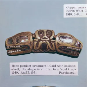 Pacific North West Prints: Pacific Northwest Coast Indian Haida Tribe, Soul Trap, used by a Shaman