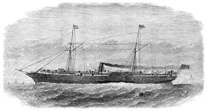 Mail Steamer Prints: The Pacific Steam Navigation Company's new iron mail steam-ship Quito, 1864