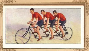 Racing Bike Prints: Pacing Triplet, 1939