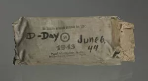 Bandage Collection: Pack of bandages from D-Day 1944. Creator: Paul Hartmann AG