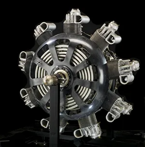 Rubber Prints: Packard DR-980, Radial 9 Engine, ca. 1930. Creator: Packard Motor Car Company