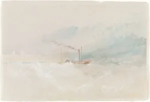 A Packet Boat off Dover, c. 1836. Creator: JMW Turner