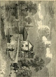 Towpath Prints: Paddington Canal, 1820, (c1876). Creator: Unknown