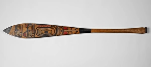 Alaska Prints: Paddle, 1880-1886. Creator: Unknown
