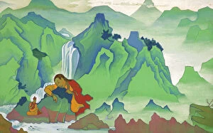Tantra Collection: Padma Sambhava, 1924. Artist: Nicholas Roerich