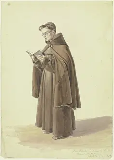 Friar Prints: Padre Salvator del Ordine dei Frati Minori della Reforma, (1824?). Creator: Unknown