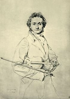 Bernhard Degenhart Gallery: Paganini, Rome, 1819, (1943). Creator: Jean-Auguste-Dominique Ingres