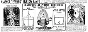 Lamps Prints: Page of advertisements, 1890. Creator: Unknown