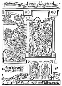 Page from the Biblia Pauperum, 15th century, (1870)