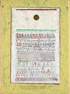 Horizon Prints: A Page from the Book of Towns, 1928. Creator: Paul Klee