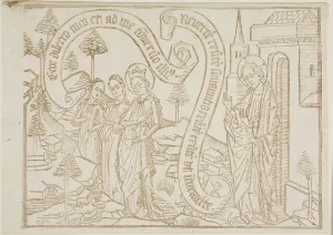Page from the Canticum Canticorum (The Song of Solomon), ca. 1469-70. Creator: Unknown