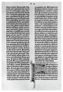 Mechanisation Prints: Page from a Gutenberg Bible, c1455 (1956)
