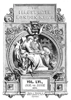 Front page of Illustrated London News, January to June 1870. Creator: Unknown
