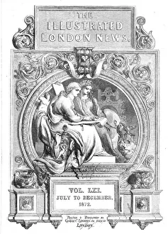 Front page of the Illustrated London News, Vol. LXI, July to December 1872. Creator: Unknown