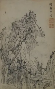 Jie Zi Yuan Prints: A Page from the Jie Zi Yuan. Creator: Li Liufang