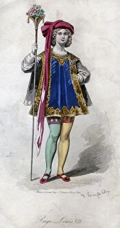 Page, Louis XII, (19th century).Artist: Francois Claudius Compte-Calix