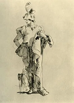 Page, mid 18th century, (1928). Artist: Giovanni Battista Tiepolo