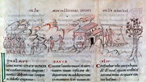 Page from a psalter, first half of 11th century