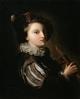 Images Dated 8th June 2010: Page with a Reed Pipe, late 17th or 18th century. Artist: Alexis Grimou