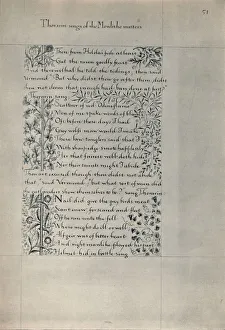 Icelandic Prints: Page from The Story of the Dwellers of Eyr, 1871. Creator: William Morris