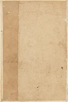 Colour And Gold On Paper Prints: Page from Tales of a Parrot (Tuti-nama): blank page, c. 1560. Creator: Unknown