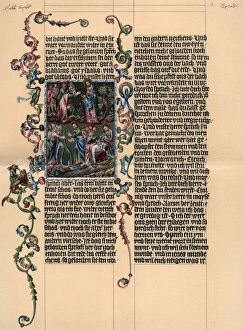 Images Dated 3rd February 2007: A page from the Wenzel Bible, c1400, (1903)