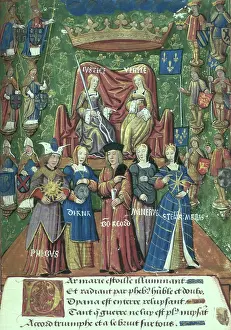 Welcoming Party Prints: Pageant at the Chatelet, 1514. Creator: Unknown