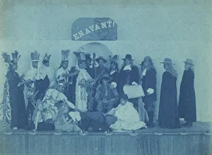 Headdresses Prints: Pageant participants costumed as Pilgrims and Natives