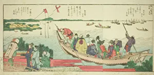 Double Page Prints: Pages from the illustrated book Panoramic Views along the Banks of the Sumida