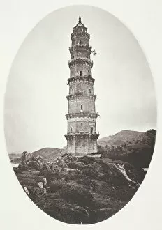 Collotype Gallery: A Pagoda near Chao-Chowfu, c. 1868. Creator: John Thomson