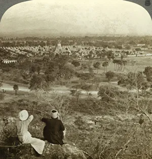 Pagodas, Mandalay, Burma, c1900s(?).Artist: Underwood & Underwood Pagodas, Mandalay, Burma, c1900s(?).Artist: Underwood & Underwood