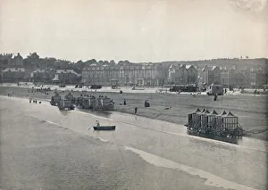 Round The Coast Prints: Paignton - The Sands, from the Pier, 1895