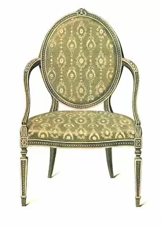 A History Of English Furniture Gallery: Painted Chair, 1908. Creator: Shirley Slocombe