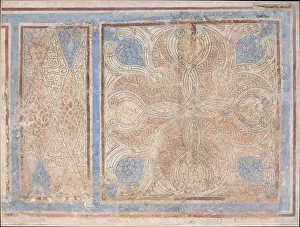 Interlace Prints: Painted Dado Panels, Iran, 9th century. Creator: Unknown