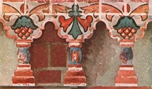 Balustrade Collection: Painted gallery in the Church of John the Baptist at Toltshkovo in Jaroslaw, Russia, c1695, (1928)